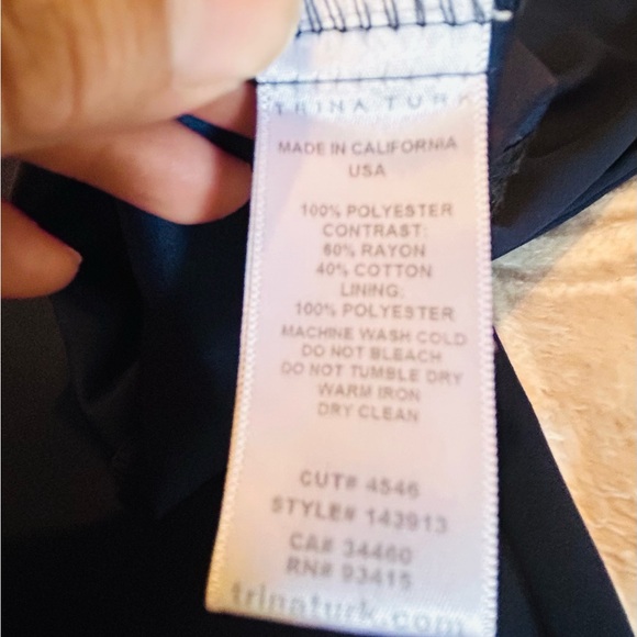 Trina Turk blue one piece jumpsuit sleeveless size 8 - Picture 7 of 8